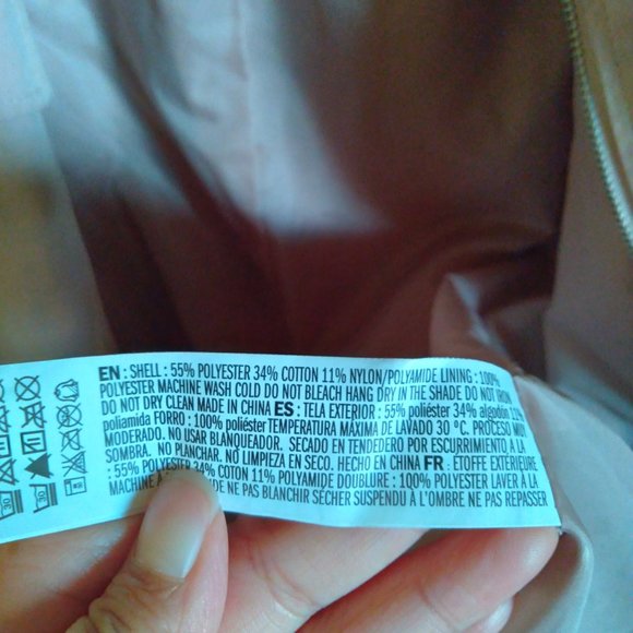 Forever 21 Light Dusty Pink Parka/Anorak Jacket Size Small - Picture 3 of 3